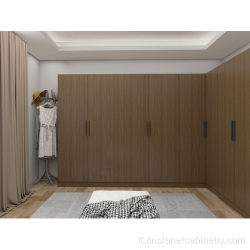 Guardaroba per camera da letto in legno moderno personalizzato all'ingrosso